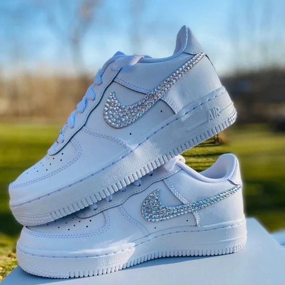 Custom Bling Nike Air Force Rhinestone Sneakers